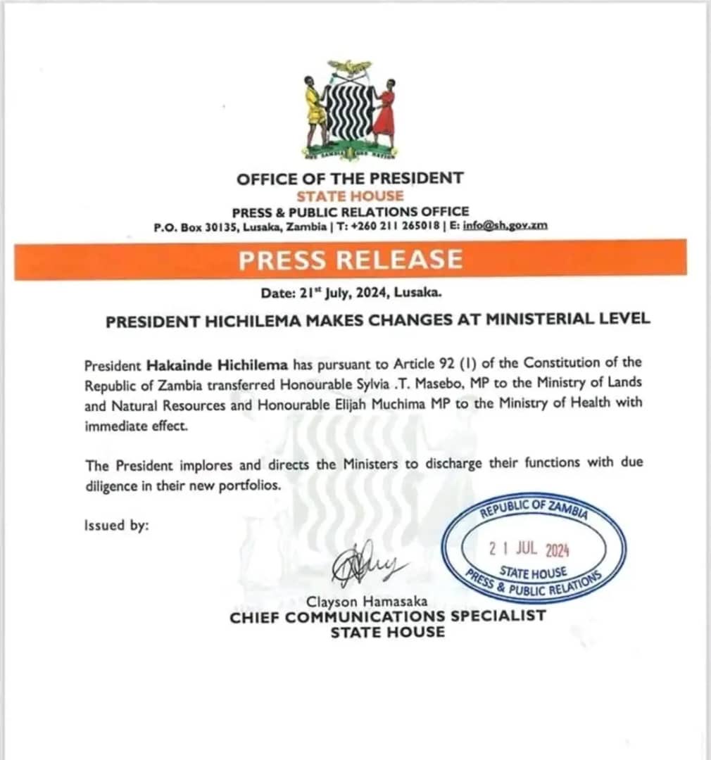 Nsama Chikwanka (@develpmtanalyst) on Twitter photo This must have been a tough week for President <a href="/HHichilema/">Hakainde Hichilema</a> deciding whether to succumb to public pressure, dismiss his own appointees and look like he’s not “his own person” or keep rewarding these kingmakers & risk plunging further his public approval. This must have been a tough week for President <a href="/HHichilema/">Hakainde Hichilema</a> deciding whether to succumb to public pressure, dismiss his own appointees and look like he’s not “his own person” or keep rewarding these kingmakers & risk plunging further his public approval.