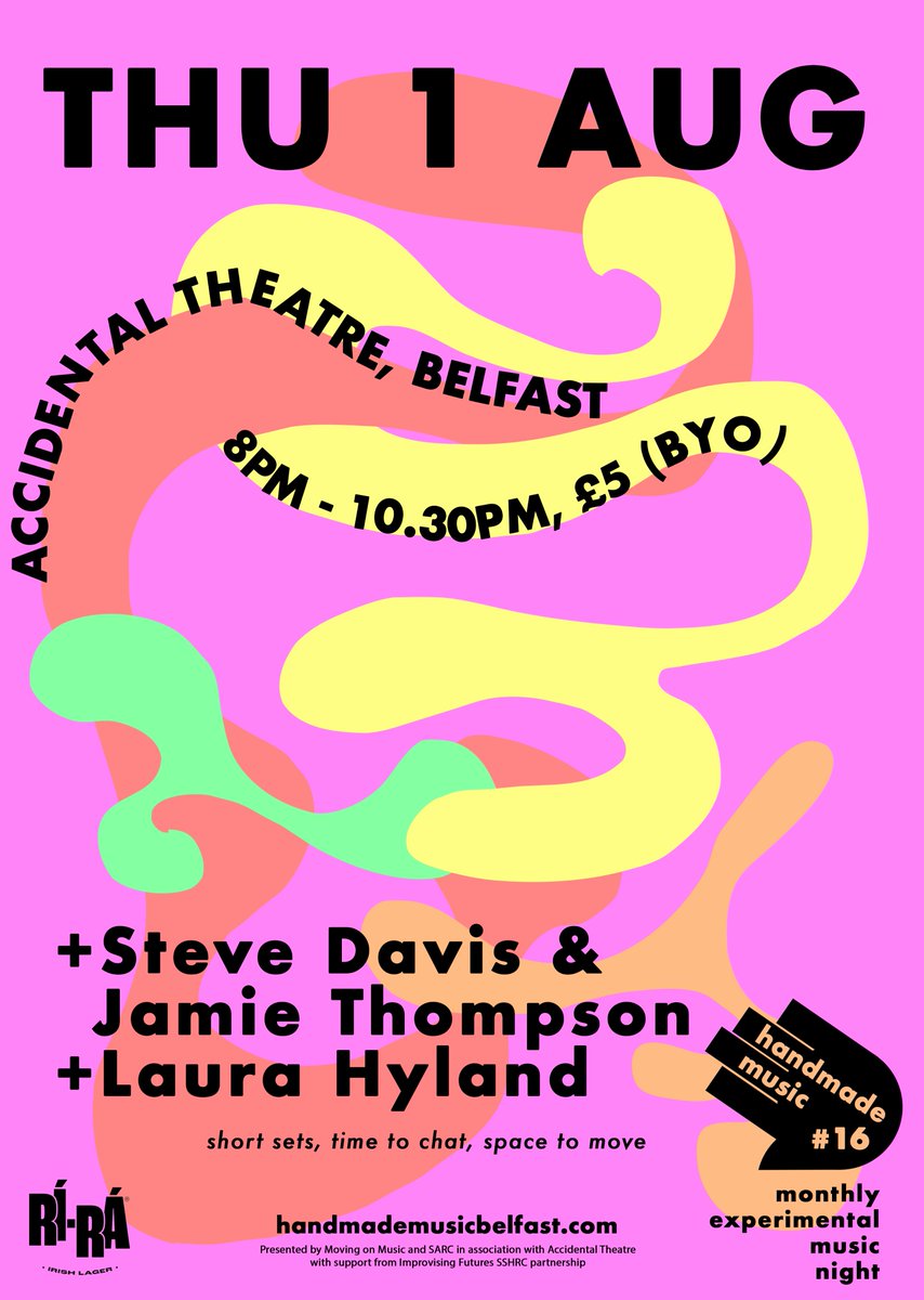 Handmade Music is back on the 1st August. It's going to be a beauty. handmademusicbelfast.com/upcoming-event…
