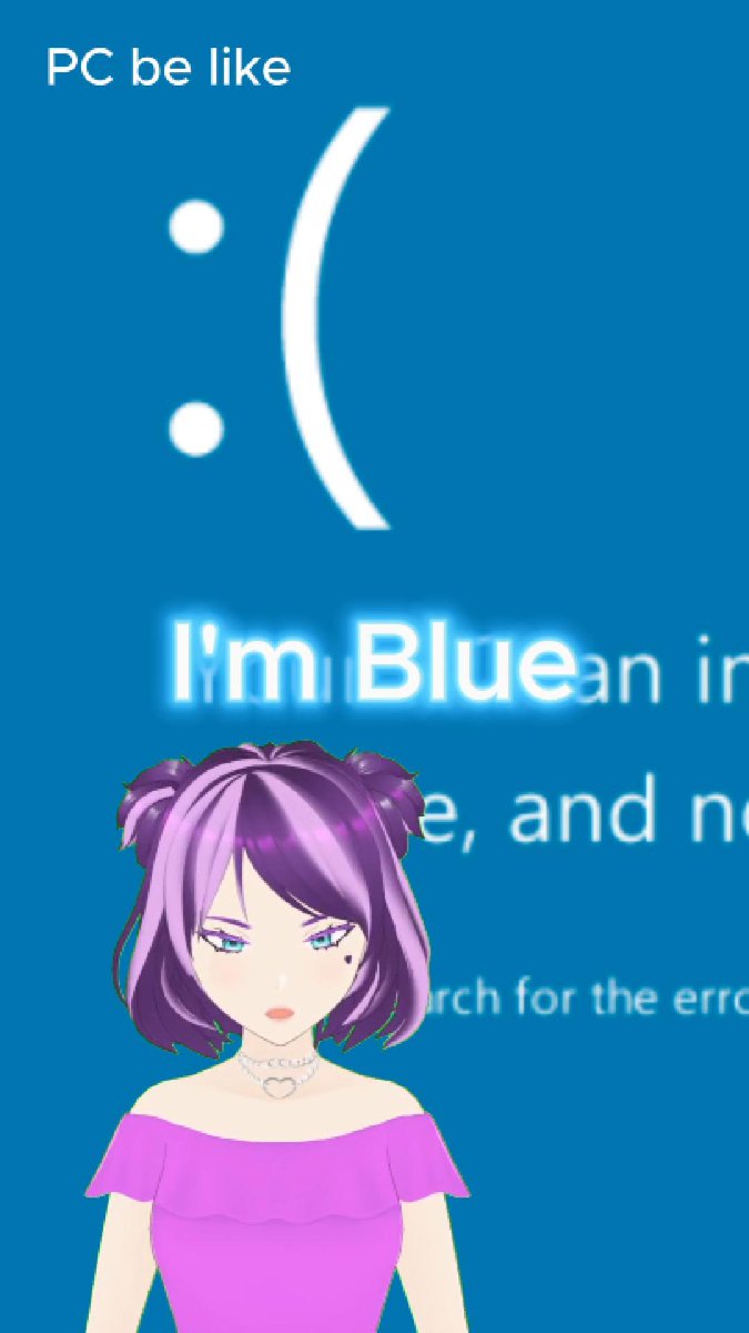 cordialeevt's tweet image. Is your PC blue, too? :(
New short on YouTube: youtube.com/shorts/1Fg7ekU…
#computercrash #pccrash #bluescreen #bluescreenofdeath