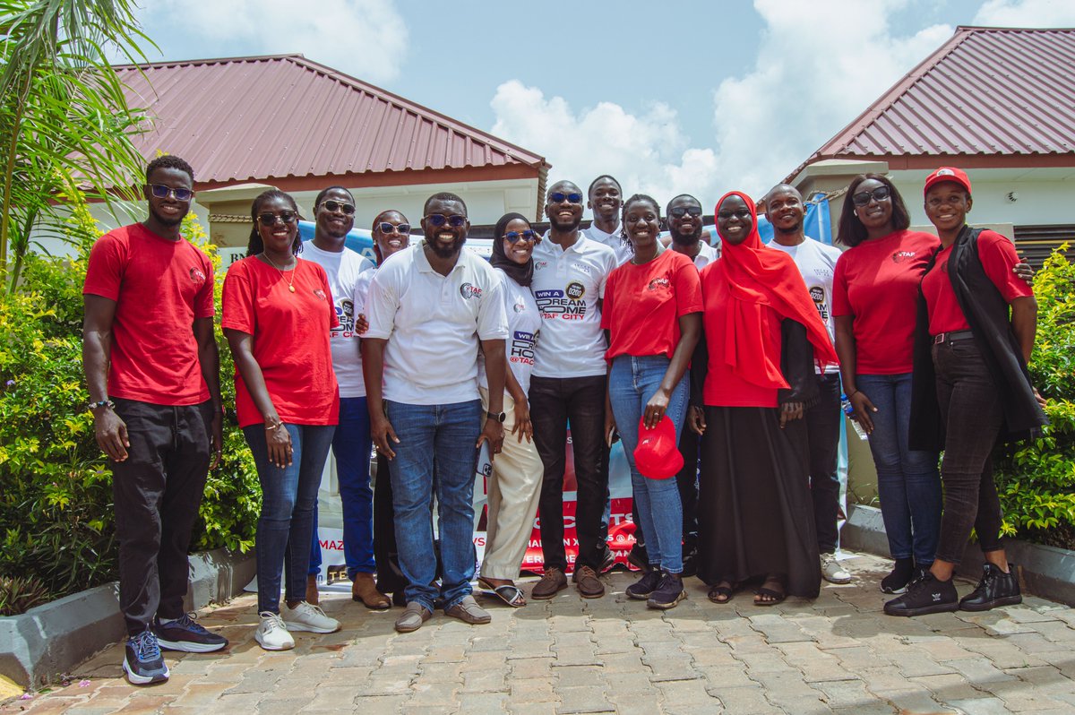 WinnersHubGmb's tweet photo. The Win a Dream Home project launched yesterday at TAF City Gambia in partnership with @tafafricaglobal 

Win a 2-bedroom bungalow every 6 months! Open to all living in The Gambia, including diaspora.

Tickets only D200, available at Chapman XPRESS https://t.co/IdQrw5Ap5m
