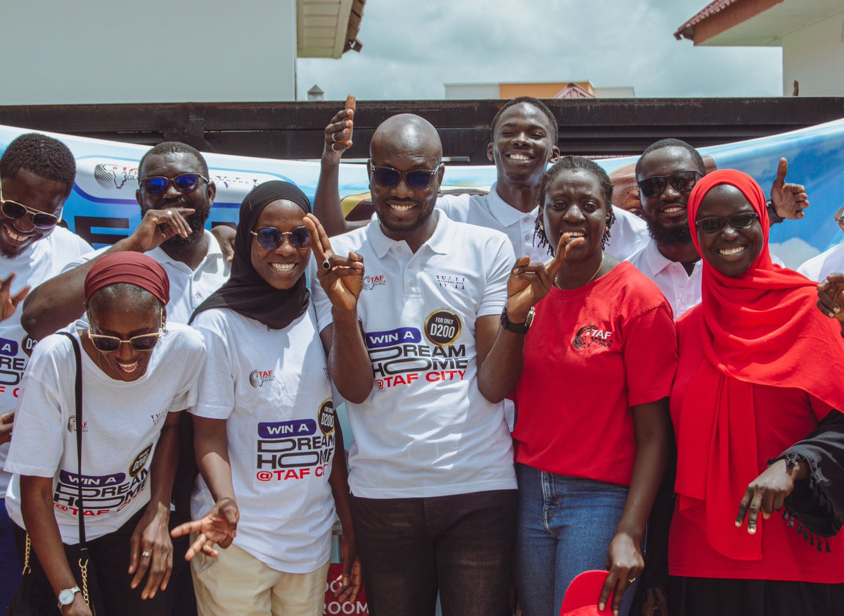 WinnersHubGmb's tweet photo. The Win a Dream Home project launched yesterday at TAF City Gambia in partnership with @tafafricaglobal 

Win a 2-bedroom bungalow every 6 months! Open to all living in The Gambia, including diaspora.

Tickets only D200, available at Chapman XPRESS https://t.co/IdQrw5Ap5m