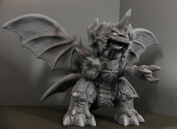 ゴジばん 登場に先駆けソフビ化#マルサン #デストロイア 予約開始お