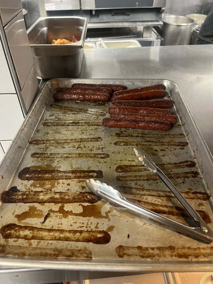 Boss brought in hotdogs! I feel valued and respected as an employee, and I am more likely to perform at a high level 😁 I will turn a blind eye to the atrocities