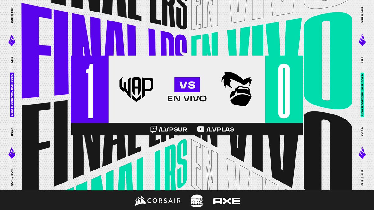 EN VIVO 🔴 | #LRS 

Ya estamos con la segunda partida de la noche la ventaja es de <a href="/WAPEsports/">WAP Esports</a>  y <a href="/primateclan/">PRIMATE</a> no quiere quedarse atras 

💻 Twitch - LVPSur | YouTube- LVPLas