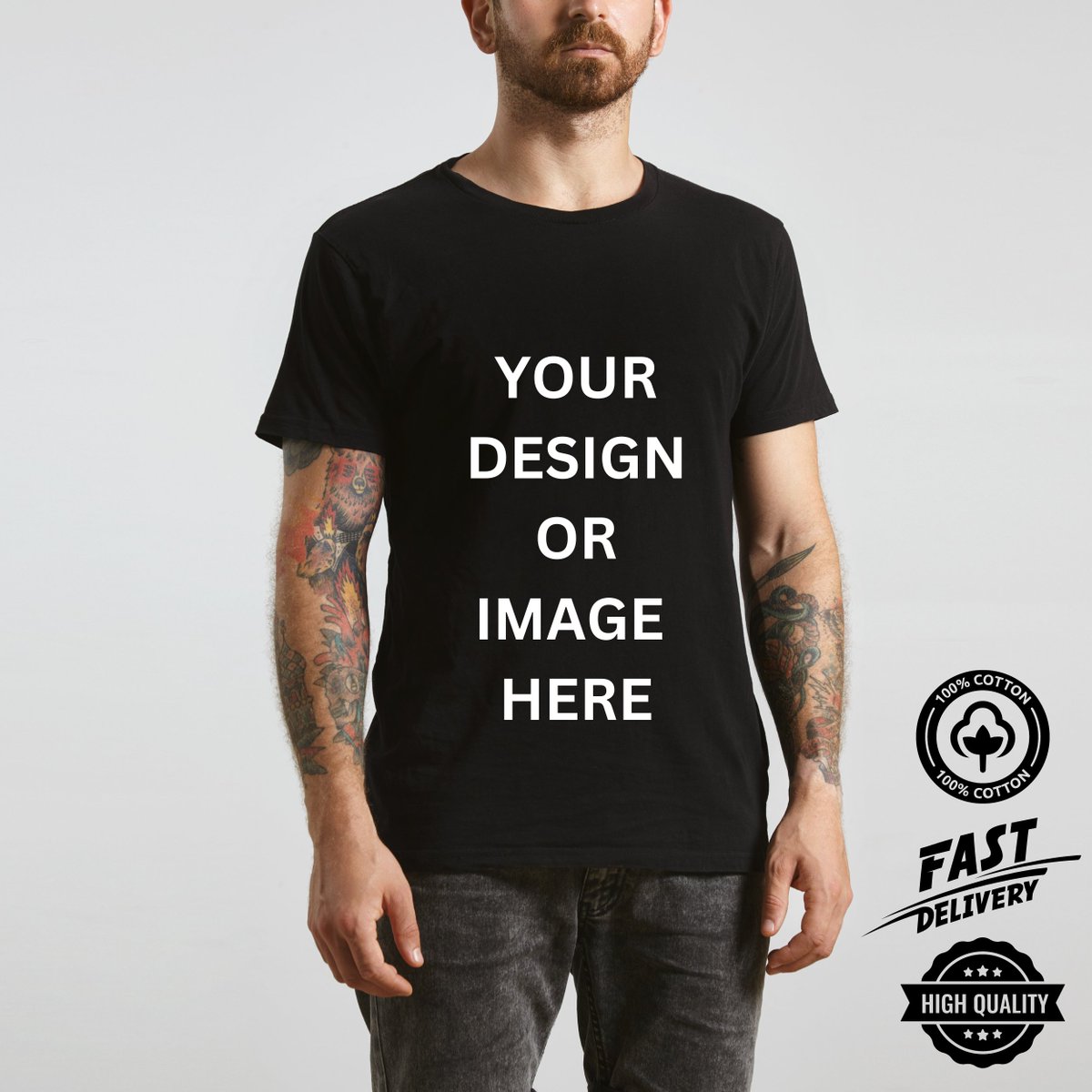 PrintsVibe's tweet photo. Also check our Men's Custom Print Designs on a T-shirt | Your Print on a T Shirt | Custom by PrintsVibeUK https://t.co/WKQQ7O6Jk1 via @Etsy #Customtshirt #giftidea #giftforhim #smallshop #London https://t.co/j0KufOFhMn