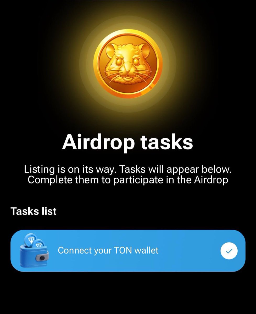 $90,000 Airdrop loading 

Share your $TON wallet🐹

First 2,500 likes get credited❤️

Must join t.me/next10xgem1
<a href="/binancespotTeam/">BINANCE SPOT AND FUTURES SIGNALS</a> 
#hamsterkombatcombo #HamsterCEO #HAMSTERCOMBAT #Hamaster #Crypto #cryptocurrency #Bitcoin