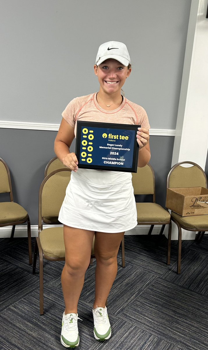 Congrats to 29’ Laila Abriani for winning the Middle School division of the Roger Lundy Memorial Championship!  Way to go Laila!