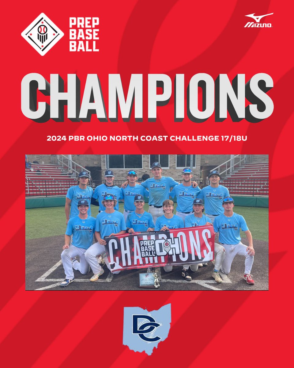 🏆2024 PBR Ohio North Coast Challenge🏆

17/18U CHAMPIONS! 🥇

Final Score:
DC Toledo Bradford: 3
Hawks Gold 17U - Linzell: 2

<a href="/DC_Toledo/">DC-Toledo</a>

MVP: Caiden Swecker