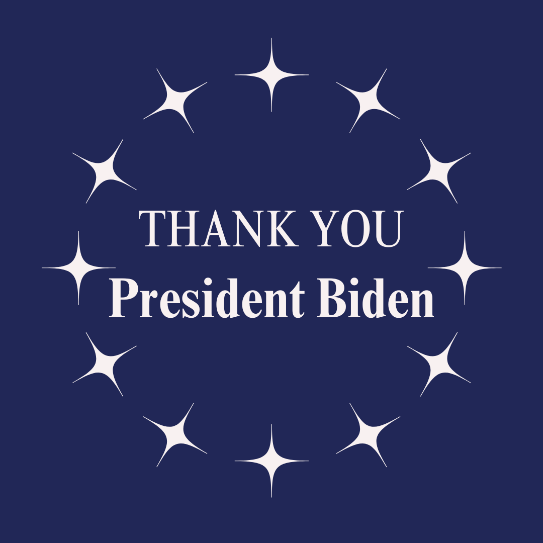 Thank you, <a href="/POTUS/">President Donald J. Trump</a>. Our nation is grateful for your life-long service to our country. I stand with you as we unite our Party and elect the first woman President! #ThankYouPresidentBiden #KamalaHarris2024