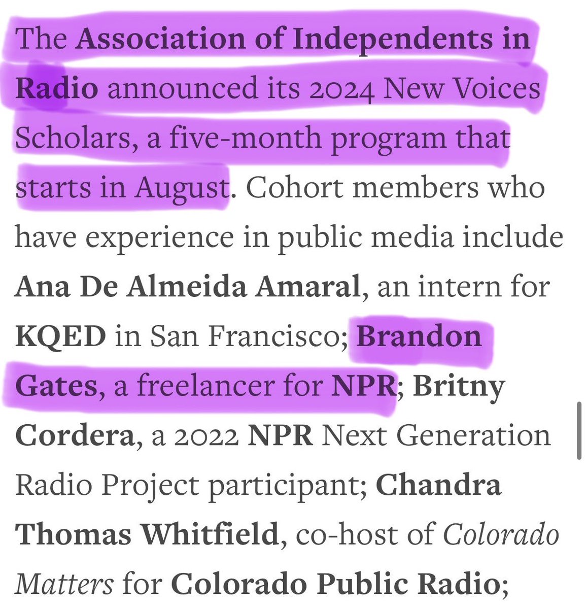 TheBGates's tweet photo. #AIRNewVoices 

#audio #audiostorytelling #journalism 

https://t.co/O3spEshlxC https://t.co/zyoLEshgQZ