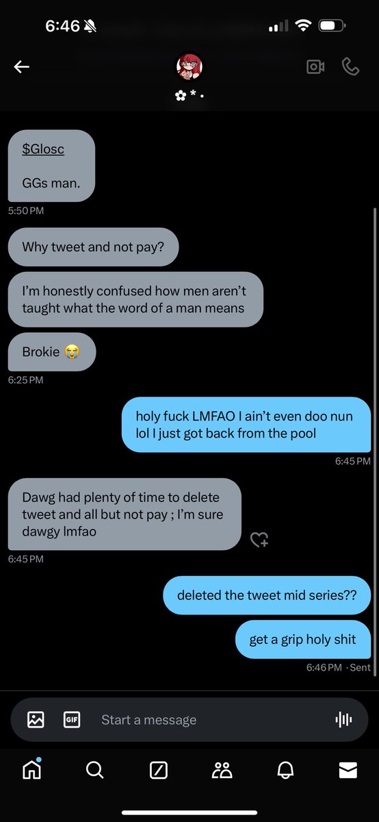 Bitches be so weird optic won yeah I was gonna pay, ain’t see till I just got back from pool 🏊 now she ain’t gettin $25 hoes needa get a grip