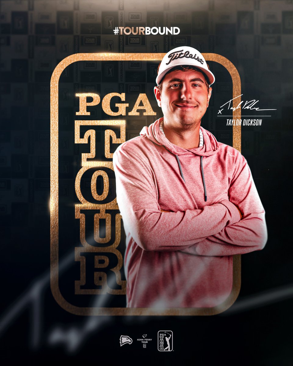 KornFerryTour's tweet photo. It’s official, Taylor Dickson is headed to the @PGATOUR in 2025!

Dickson clinches his first TOUR card with a pair of wins and two top 10s thus far in 2024.

#TOURBound https://t.co/urSTeVSbzb