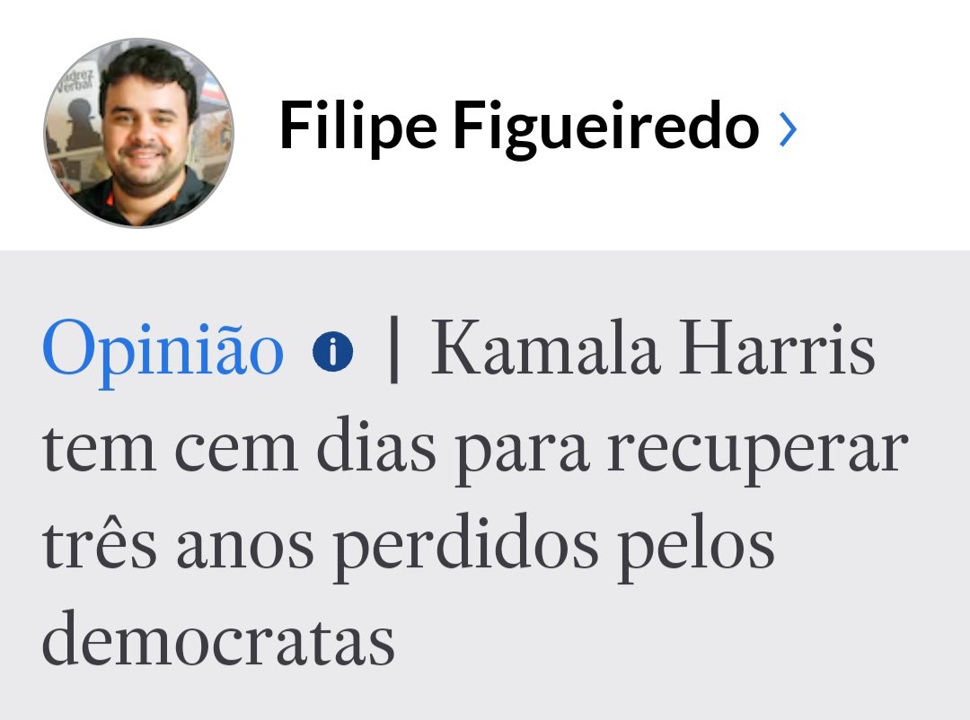 XadrezVerbal's tweet photo. Pessoal, com a notícia do Joe Biden abrindo mão da candidatura, tem coluna extra lá no Estadão

Link no próximo tweet, agradeço a leitura e o compartilhamento

Kamala Harris tem cem dias para recuperar três anos perdidos pelos democratas https://t.co/RLYLrskosM