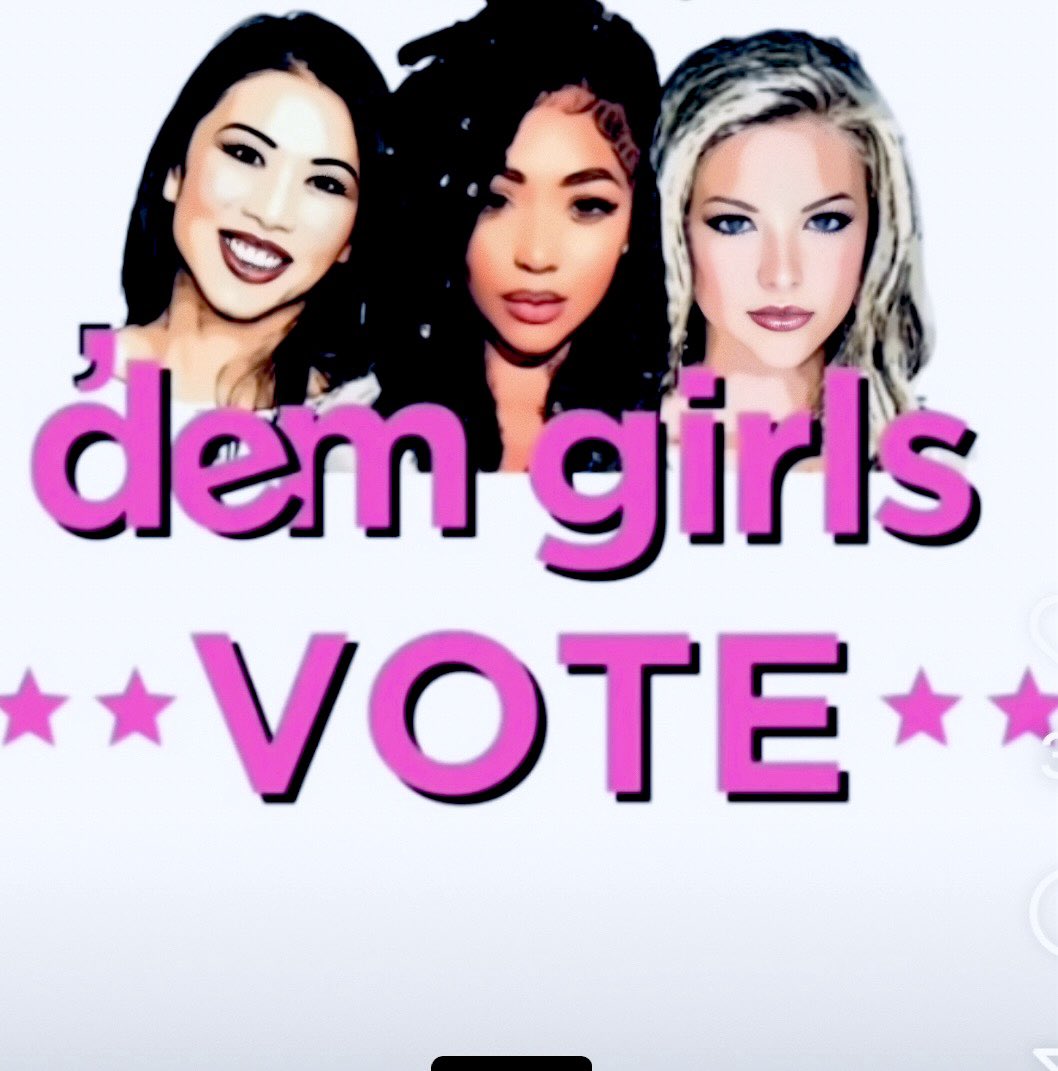 Every Real Woman be responsible for at least one Sister/Friend/Family Member Voting! If you’re in, send me a blue heart!💙💙💙#fightingforfreedom💙#demgirlsvote
