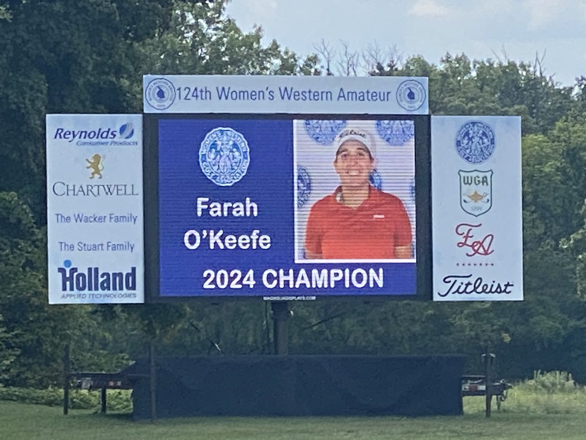 What a week at the Western Women’s Amateur Championship. #womensgolf #amateurgolf #golf #texasgolf
