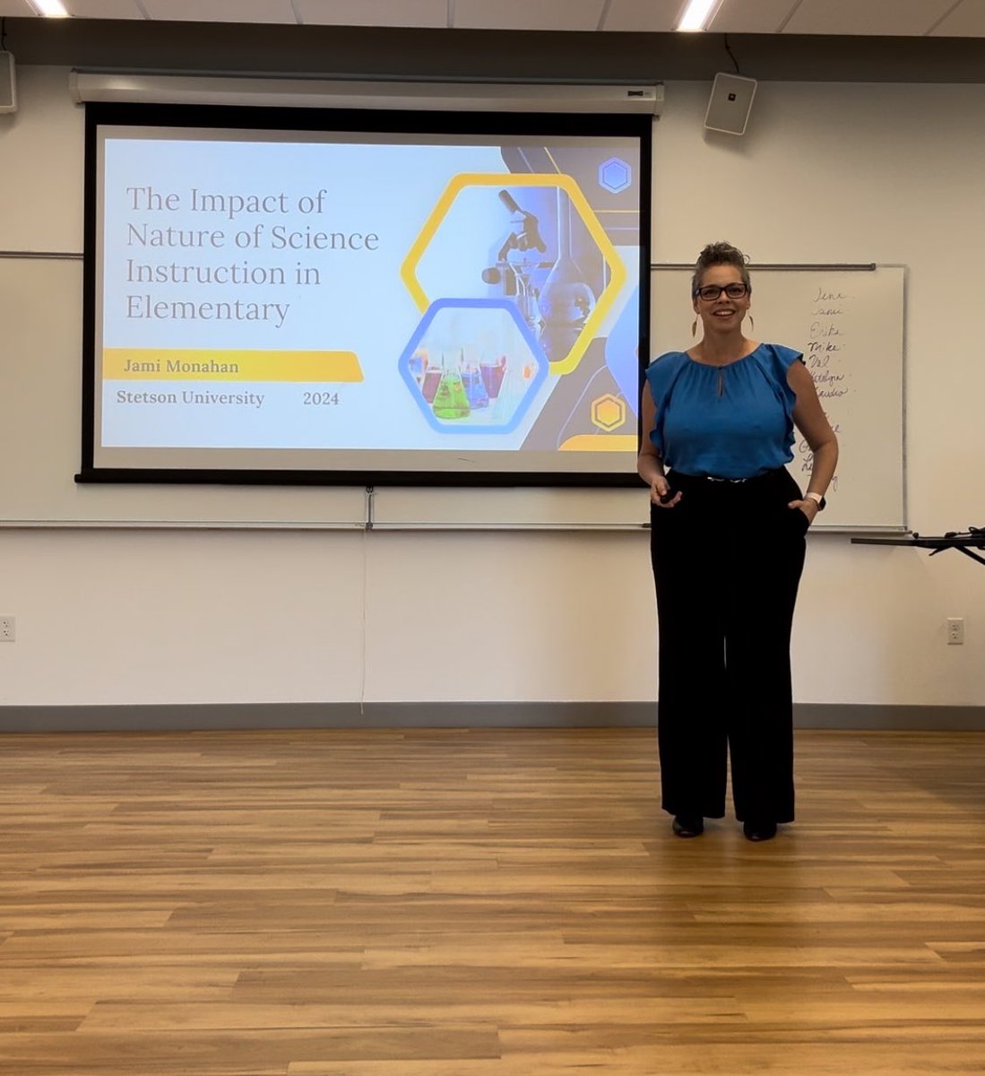 Today was my last day at <a href="/StetsonU/">Stetson University</a> I presented my action research for my M.Ed. in Leadership. This journey has proven to me that I have grit😅 It has cultivated leadership skills within me,amplified my mindset, expanded my educational knowledge,and grew my passion for education💞