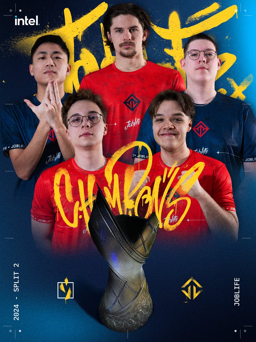 valleague_fr's tweet image. 🏆 BACK TO BACK 🏆

Les @JoblifeEsport sont vos Champions de France du split 2 de la #VALRevolution et représenteront notre ligue lors de l'Ascension EMEA 🔥🔥🔥

GGWP @RobbieBk1 @jasiu777 @mikeeVLR @kamykvalo @MAGiKzera @LohaN_vlr 👏👏👏
