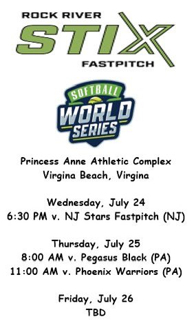 Rock River Stix - Bach (@rrsbach) on Twitter photo Bringing the 🥎 season to a close at the <a href="/Softball_WS/">Softball World Series</a> in Virginia Beach, Virginia☀️🏖️🌊 Bringing the 🥎 season to a close at the <a href="/Softball_WS/">Softball World Series</a> in Virginia Beach, Virginia☀️🏖️🌊