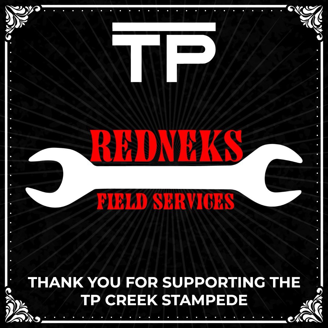 ✨GO AROUND CHAMPION SPONSOR✨

The Teepee Creek Stampede Association would like to thank Redneks Field Services Ltd for supporting the 2024 Teepee Creek Stampede!

#gpab #grandeprairieab #peacecountry #northernab #tpstampede #4daysinthewild