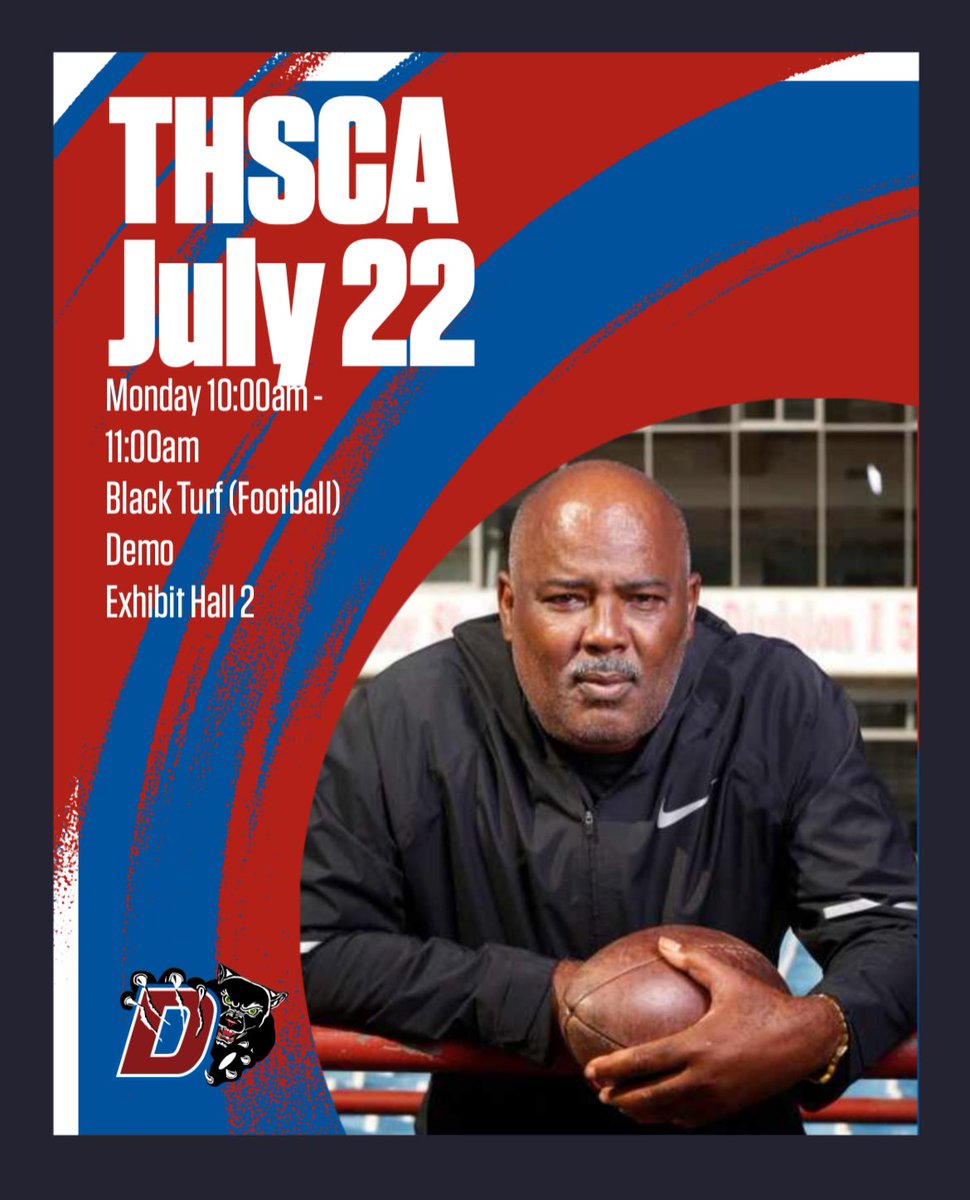 Our Back to Back 6A DI Football State Champion coaching staff will be speaking at the 2024 <a href="/THSCAcoaches/">THSCA</a> Convention in San Antonio on Monday July 22.