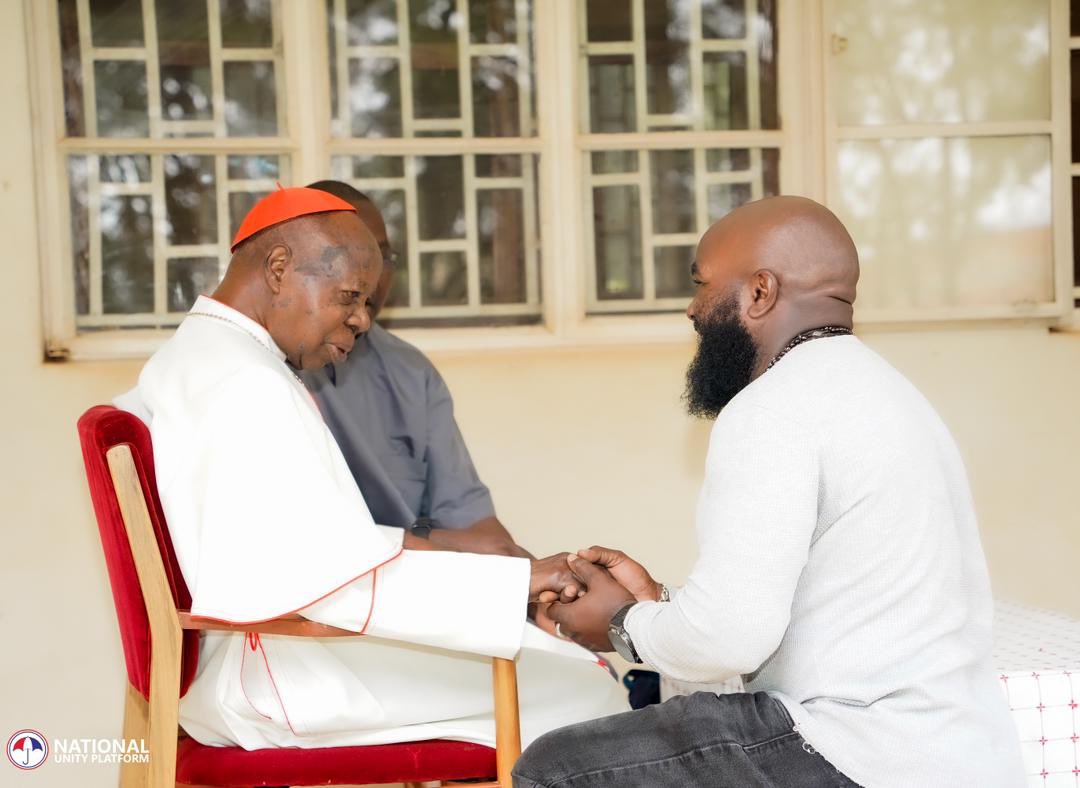eddie_mutwe's tweet photo. Today, together with the President, @HEBobiwine  and other team members , we paid a courtesy visit to His Eminence, Emmanuel Cardinal Wamala at his residence in Nsambya, Makindye Division, Kampala Uganda. https://t.co/dxYWRT3HHJ