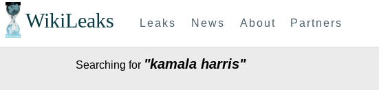 wikileaks's tweet photo. Documents from @WikiLeaks on Vice President Kamala Harris👉https://t.co/M5BfZXORaU #Biden https://t.co/aPLkNa8jcy