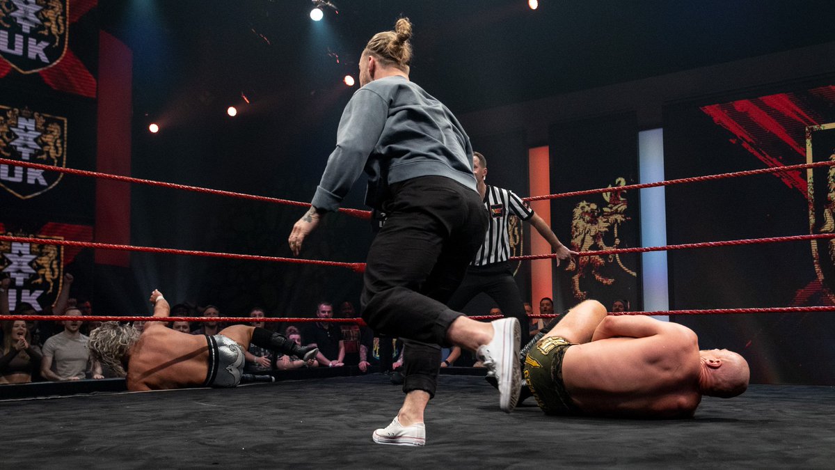 NXT UK Legacy (@nxtuk_legacy) on Twitter photo July 21, 2022:
At the BT Sport Studios, <a href="/trentseven/">Trent Seven</a> defeated <a href="/sam_gradwell/">Sam Gradwell</a> in a slugfest of a main event after delivering a low-blow kick when the referee wasn't looking.
After the match, "The Don" continued to attack Gradwell until #TylerBate hit the ring. #NXTUK
📸 WWE July 21, 2022:
At the BT Sport Studios, <a href="/trentseven/">Trent Seven</a> defeated <a href="/sam_gradwell/">Sam Gradwell</a> in a slugfest of a main event after delivering a low-blow kick when the referee wasn't looking.
After the match, "The Don" continued to attack Gradwell until #TylerBate hit the ring. #NXTUK
📸 WWE