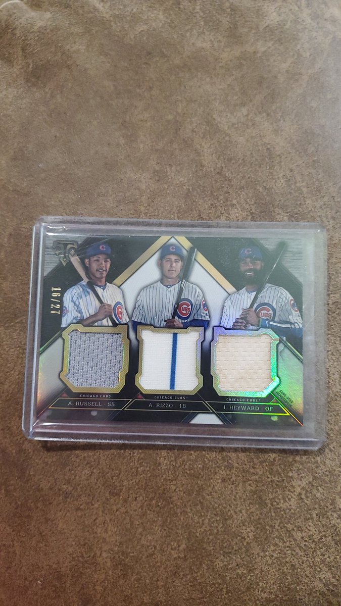 Lightningfan3's tweet photo. @midwestboxbreak 16 ttt Russell, Rizzo,Heyward /27 $15 shipped https://t.co/ujFsXuE8ga