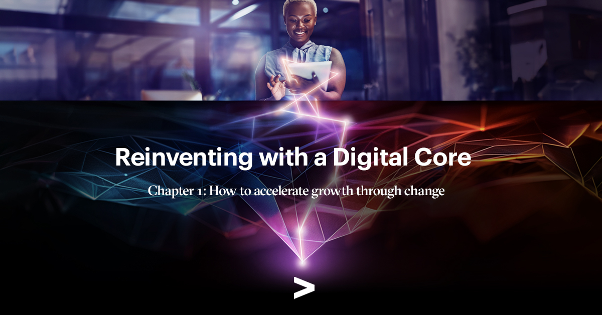 Does your organization have the technology infrastructure to match your ambitions? #Accenture’s latest research explores why a reinvention-ready #DigitalCore is key for capturing the value of #GenerativeAI – and the next disruptive tech. 

Learn more. accntu.re/4bHZ7nG