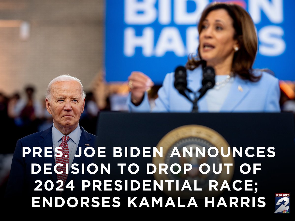 President Joe Biden has announced that he will not be seeking re-election in the 2024 presidential race.

click2houston.com/news/local/202… 

#PresidentBiden #2024Election