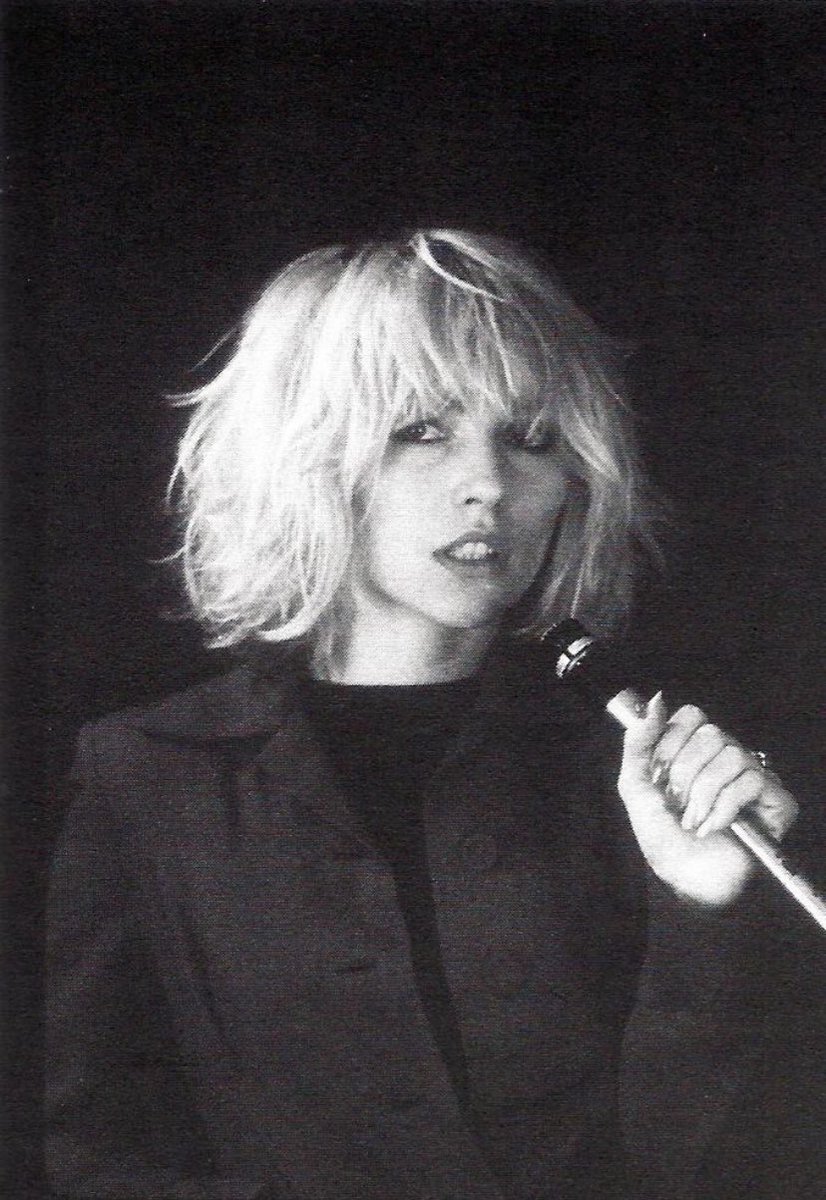 nancy would have such a crush on Debbie Harry and have no clue who it reminds her of