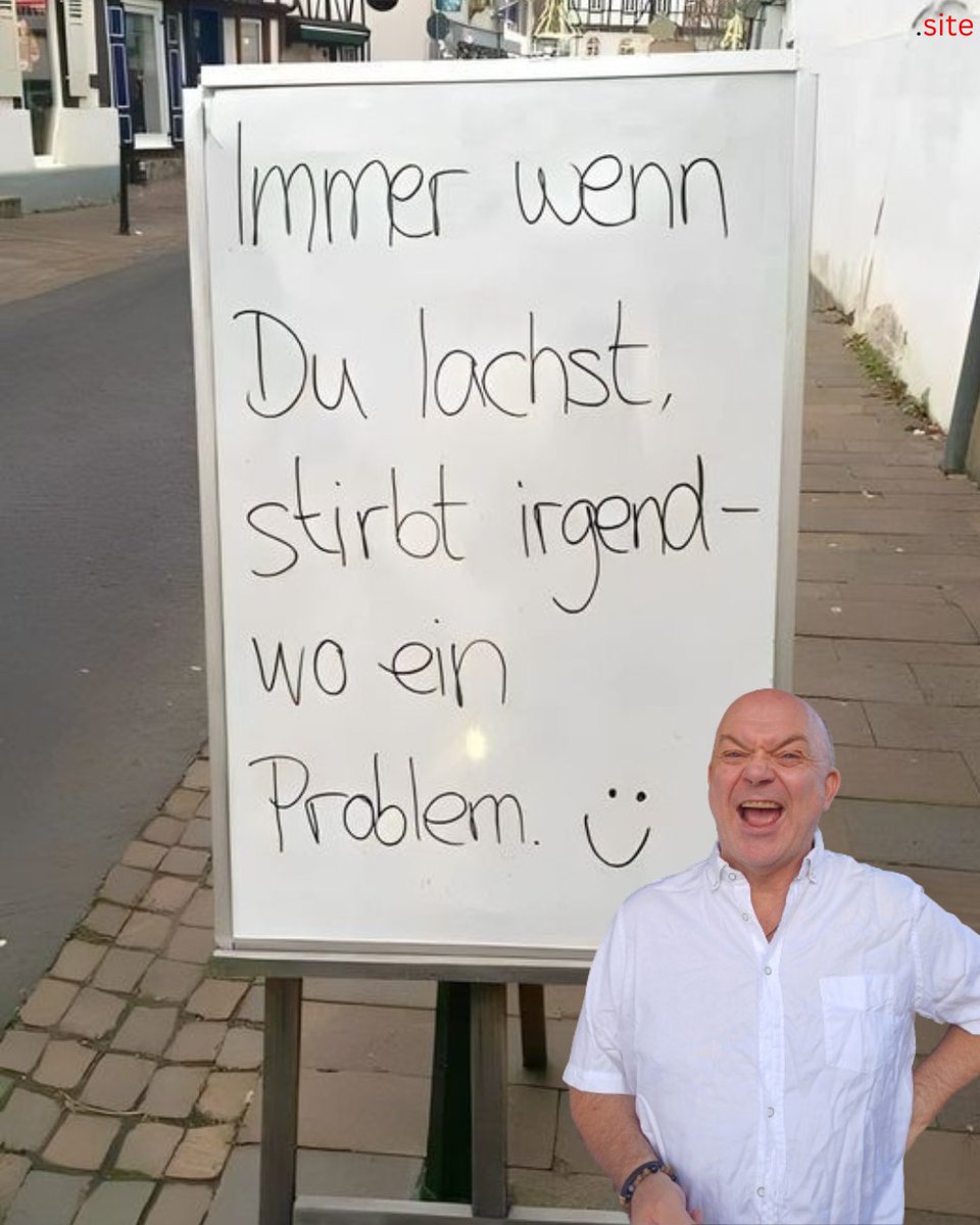 ClausAnton's tweet image. Ein Lächeln kann Probleme lösen! 😁✨ Lachen bringt Freude und wirkt Wunder in stressigen Zeiten. Starten wir mit einem Lächeln in die Woche und verwandeln Sorgen in positive Energie. 💫 #LachenIstDieBesteMedizin #MotivationMontag