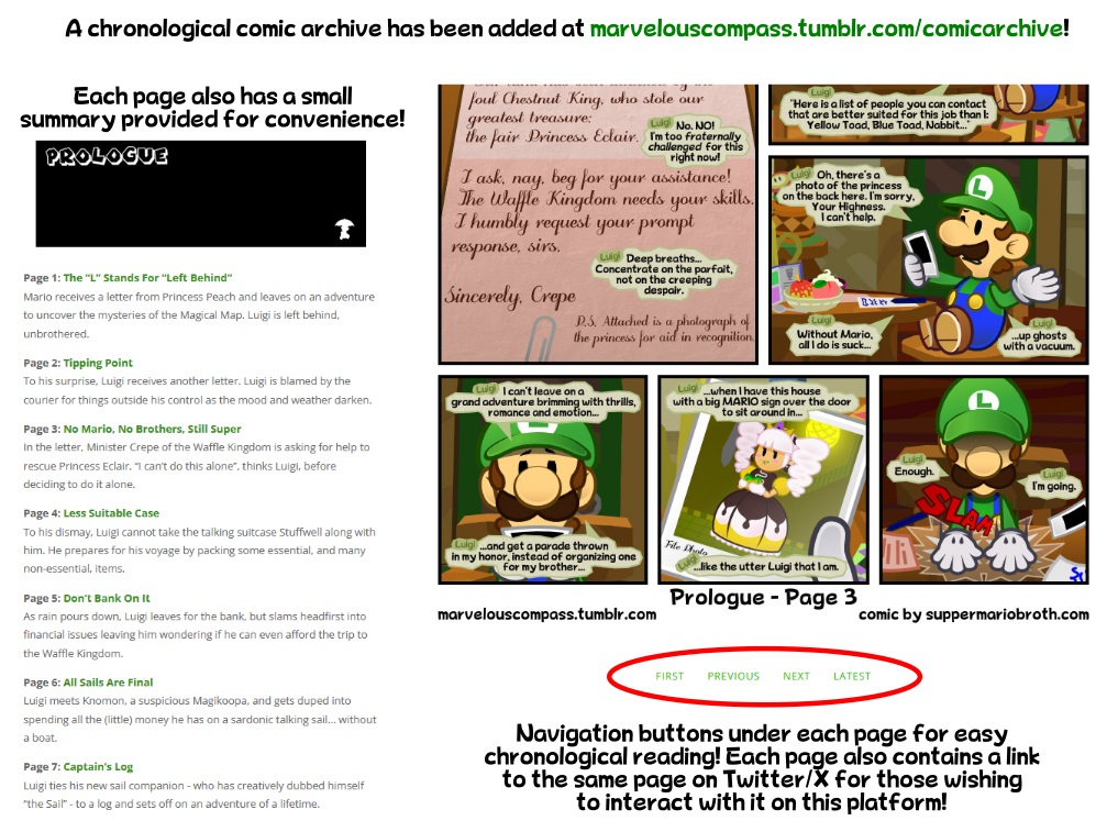 Paper Luigi and the Marvelous Compass tweet media