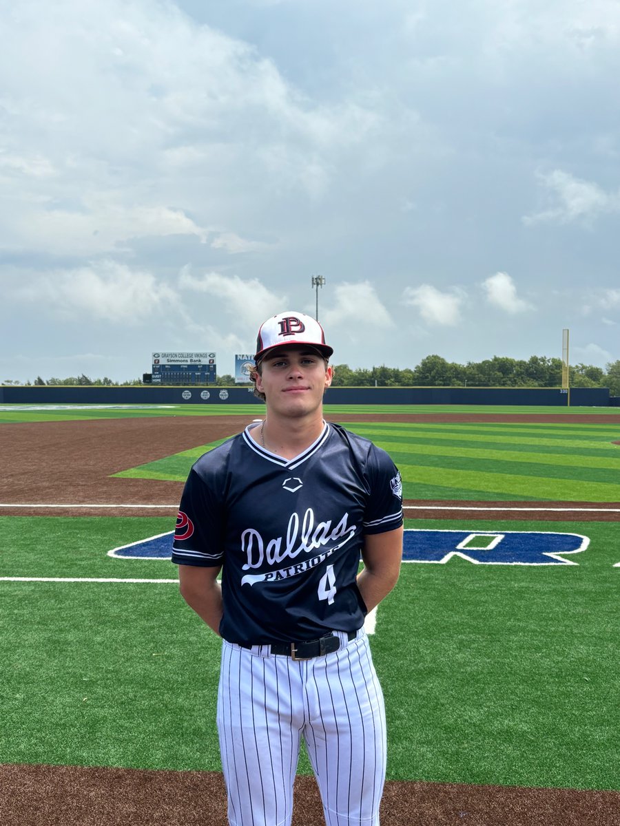 ✭Five Tool Texas✭ (@fivetooltexas) on Twitter photo #FiveToolWS F: <a href="/DallasPatriots/">Dallas Patriots</a> 18U Dickey 13, Dallas Warriors 8
PoG: <a href="/austinfrye__/">Austin Frye</a> 3-3, 2 2B, 3B, 6 RBI, R #FiveToolWS F: <a href="/DallasPatriots/">Dallas Patriots</a> 18U Dickey 13, Dallas Warriors 8
PoG: <a href="/austinfrye__/">Austin Frye</a> 3-3, 2 2B, 3B, 6 RBI, R