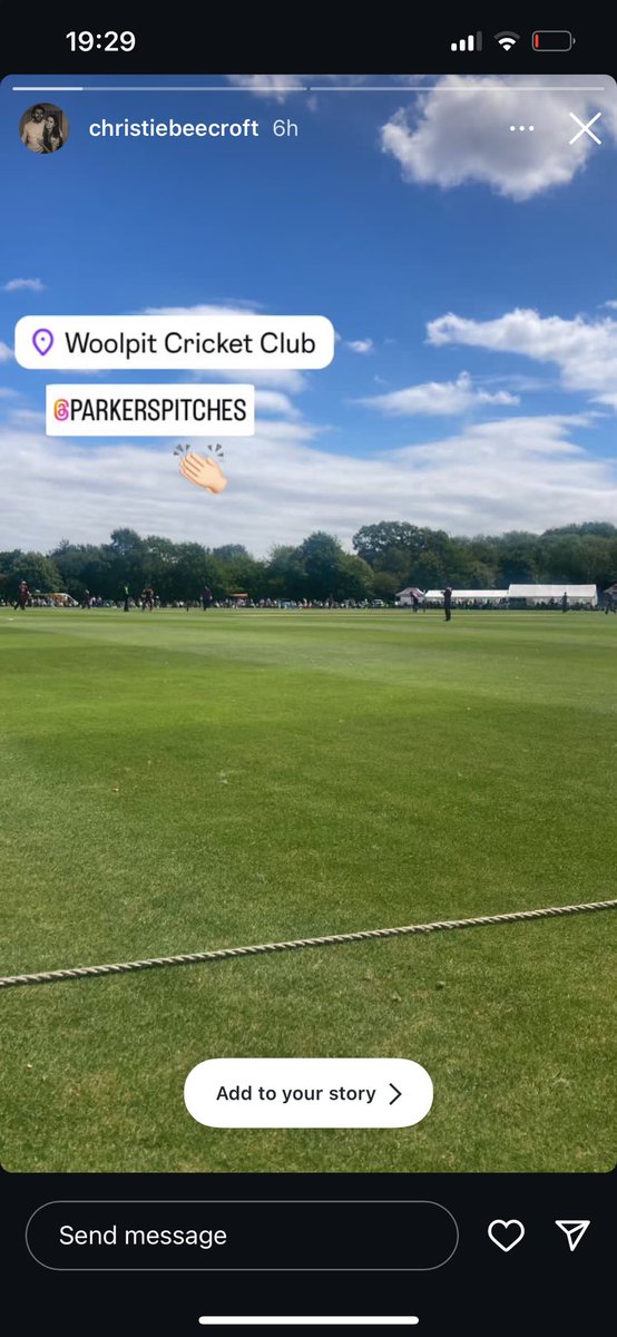 ParkersPitches's tweet photo. Great day @WoolpitCC. 

Sun out, 666 runs scored, around 1000 through the gate and plenty of beers consumed. 

@suffolkcricket put up a very good fight against @EssexCricket falling just 28 runs short chasing 347. 

Big well done to everyone involved in making it happen 👏 https://t.co/6YBnDmmugh