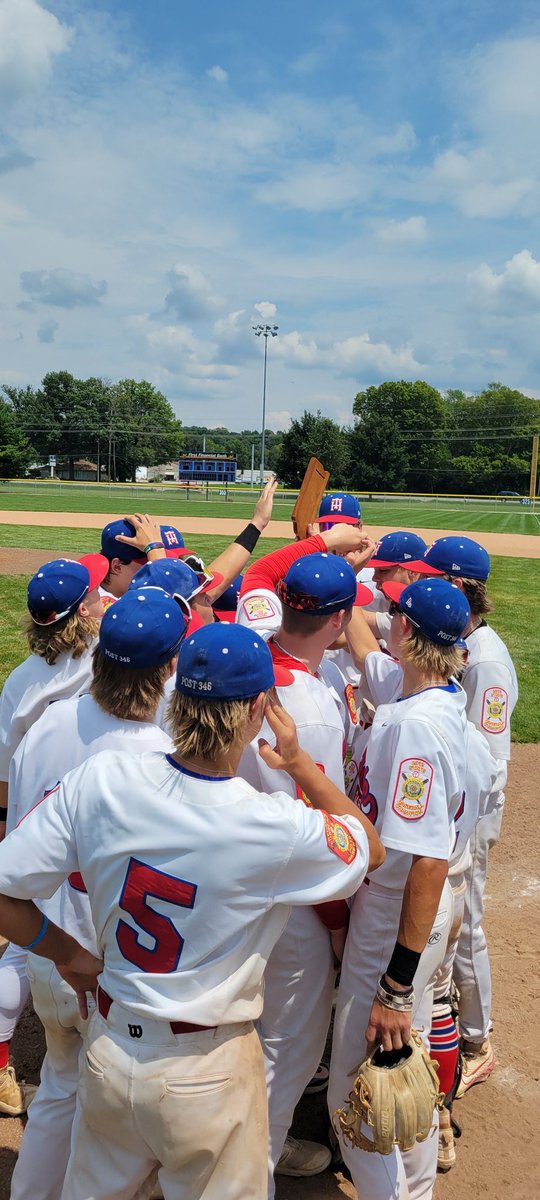 Post346's tweet photo. Stats to come but Ty Stultz pitches a complete game no hitter to beat post 501 in the championship game of Region 3 Indiana American Legion tournament. https://t.co/eFZO4jtcmU