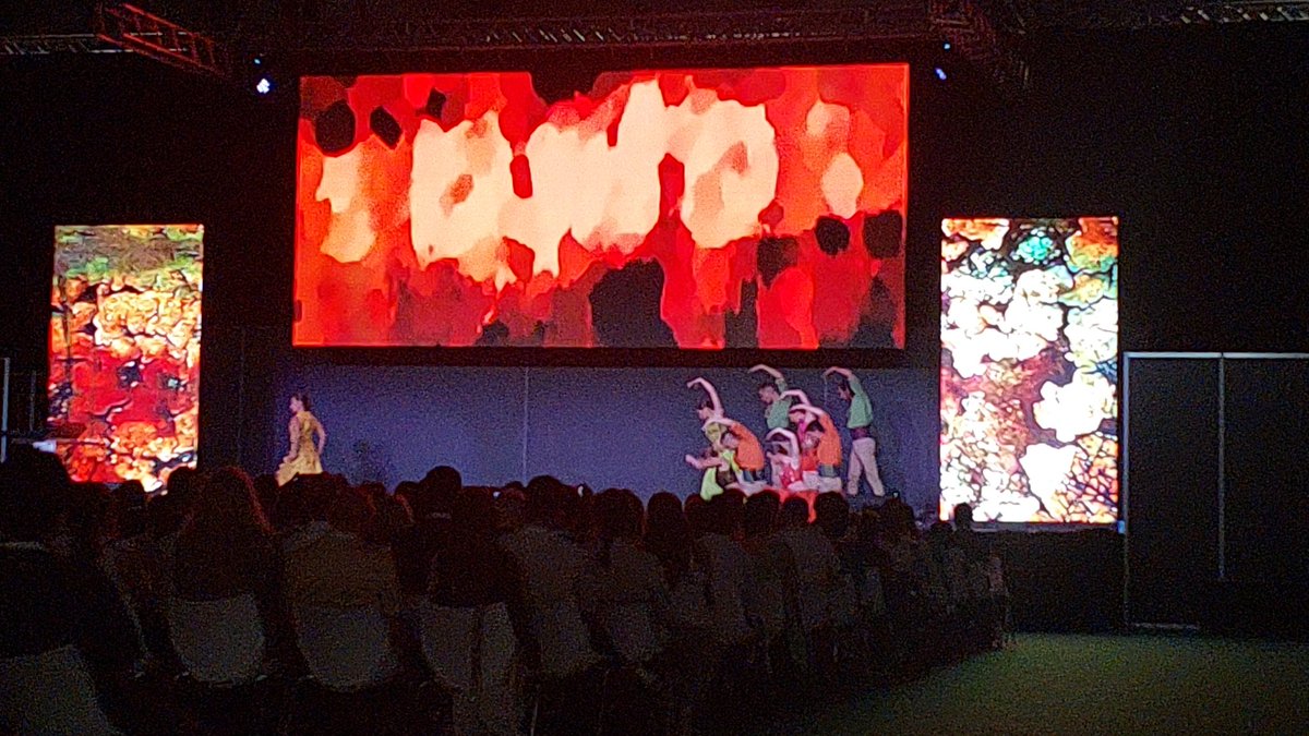 Yuval Sapir (@yuval_sapir) on Twitter photo #IBC2024 opening ceremony continues with a powerful dance performance. #IBC2024 opening ceremony continues with a powerful dance performance.