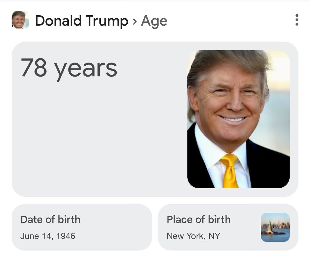 Annie_Wu_22's tweet image. OMG TRUMP IS SOOOOO OLD!

WE CANNOT HAVE A PRESIDENT THIS OLD.

78 IS WAYYYYY TOO OLD TO BE PRESIDENT.

HE’S THE OLDEST PRESIDENTIAL NOMINEE IN HISTORY!!!!