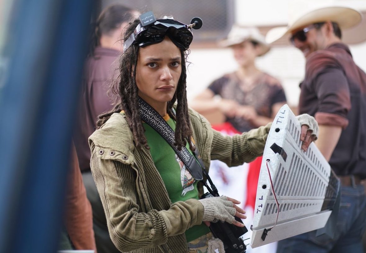 FilmUpdates's tweet photo. Brandon Perea, Katy O’Brian, Sasha Lane and David Corenswet in ‘TWISTERS.’

Now playing in theaters. https://t.co/Vuw5AgdMvk
