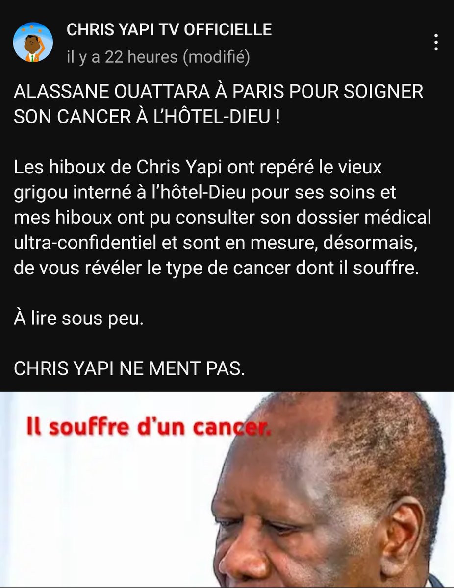 CHRIS YAPI TV (@chrisyapi10) on Twitter photo 