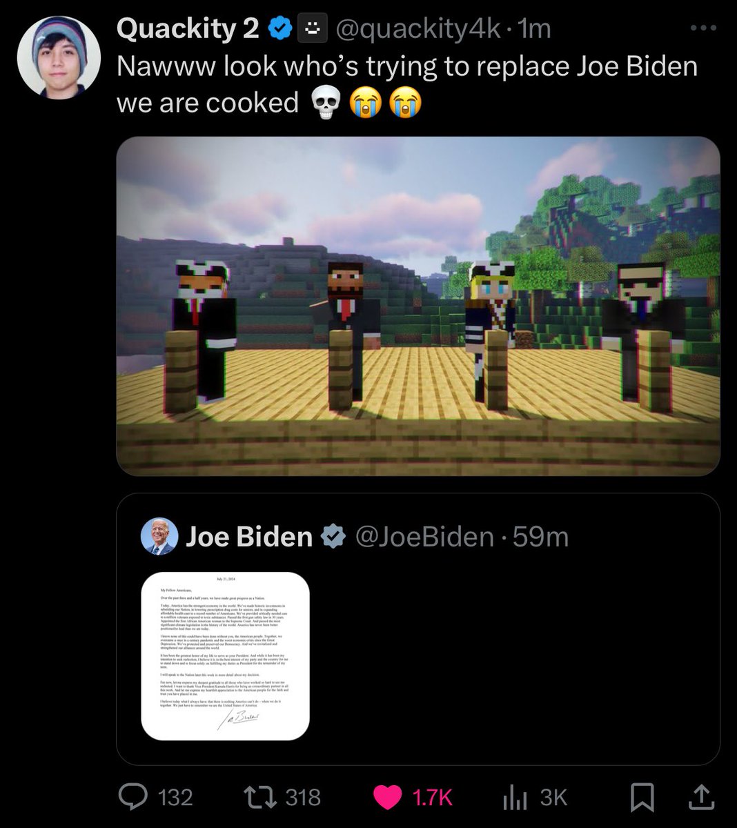thelorebitch's tweet photo. QUACKITY IS ACTUALLY INSANE HELLO? https://t.co/qix83UxZja