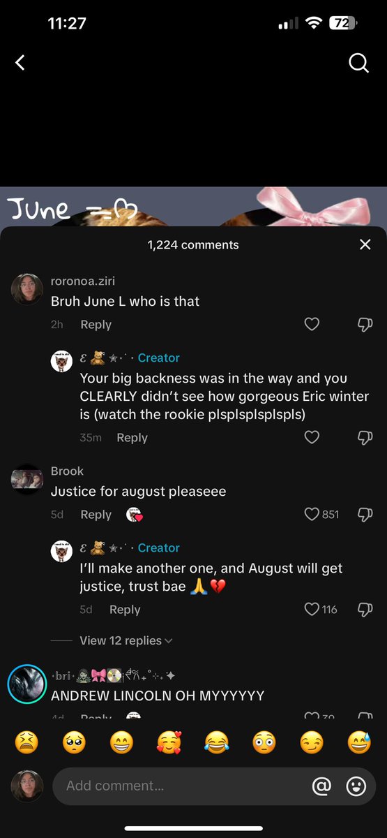 ziri132's tweet photo. everyday tik tok comments amuse me cause wtf https://t.co/cPksjpA6fh