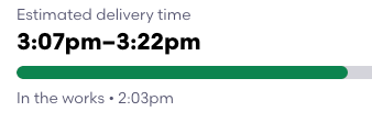rbarcia's tweet photo. @Grubhub  25-35 minutes advertised, over an hour now.  This is becoming more and more of a trend.  Time to evaluate how i order food, and just drive myself.  The markup in price no longer provides me a time advantage. https://t.co/bXKXsBeNQq