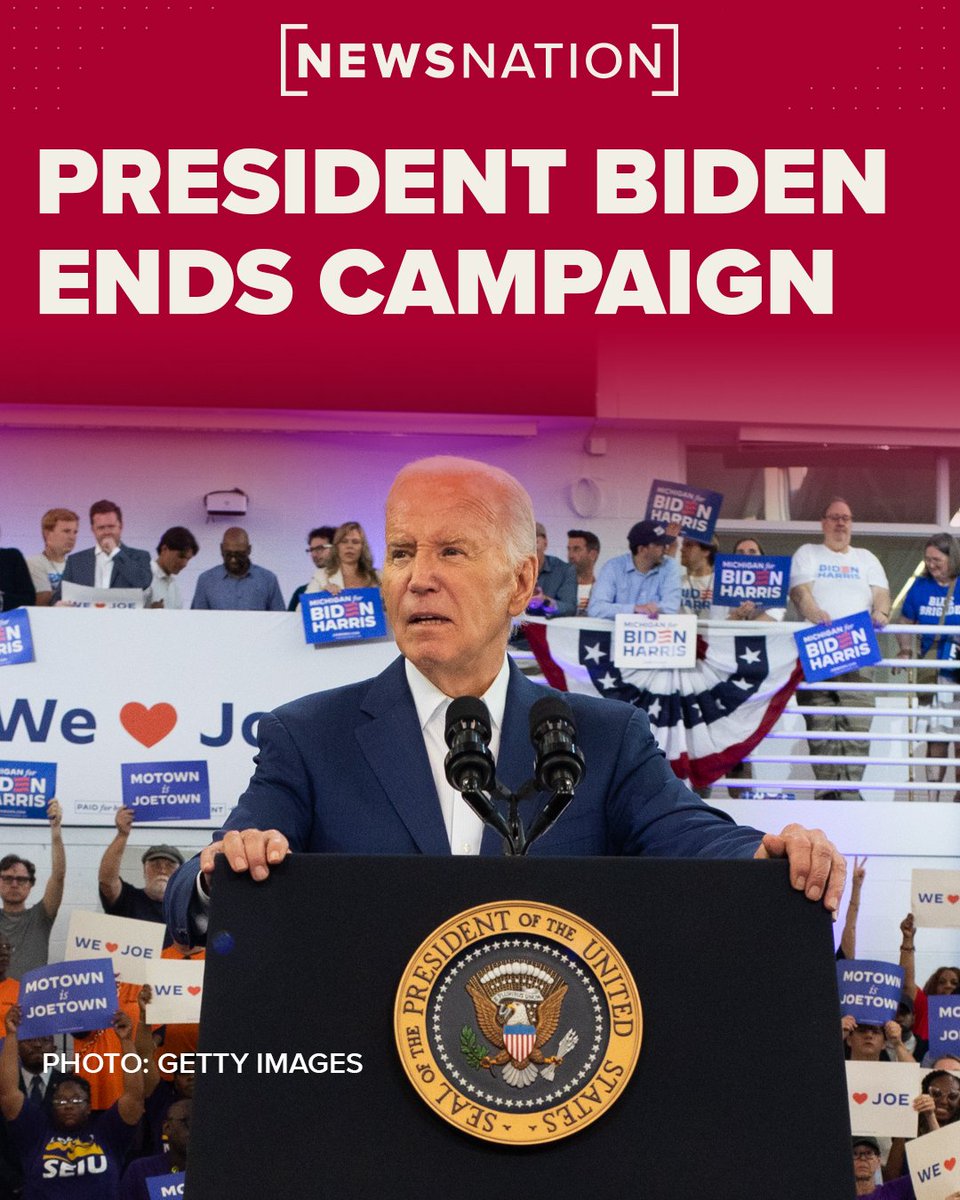 President Joe Biden announced that he will end his reelection campaign and endorsed Vice President Kamala Harris to take his place as the Democratic nominee in the 2024 election. More: trib.al/hYj5xi2