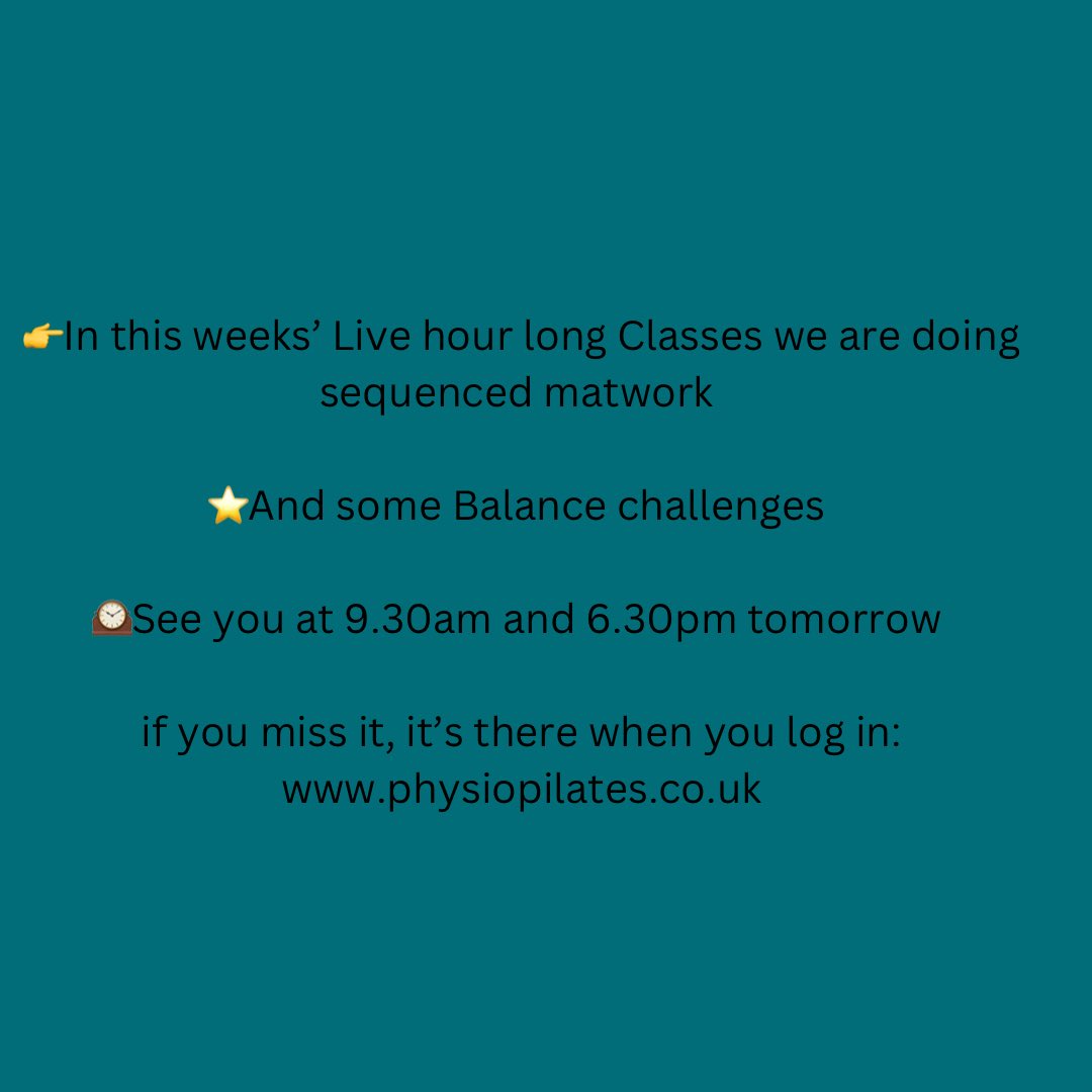 juliates's tweet photo. #pilates
#pilatesonline
#physiopilates
#onlineexercise
#beatbackpain
#backpain https://t.co/iPyeF8qC0w