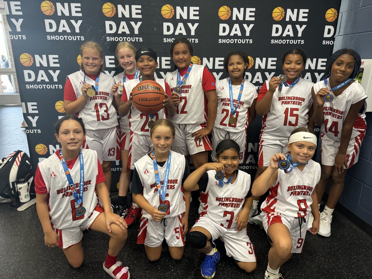 🏆Congrats to Bolingbrook Panthers, 4th Girls Champion at today's Summer Championships.

☀️NEXT UP: July 27-28 Last Dance. Register at:
onedayshootouts.com