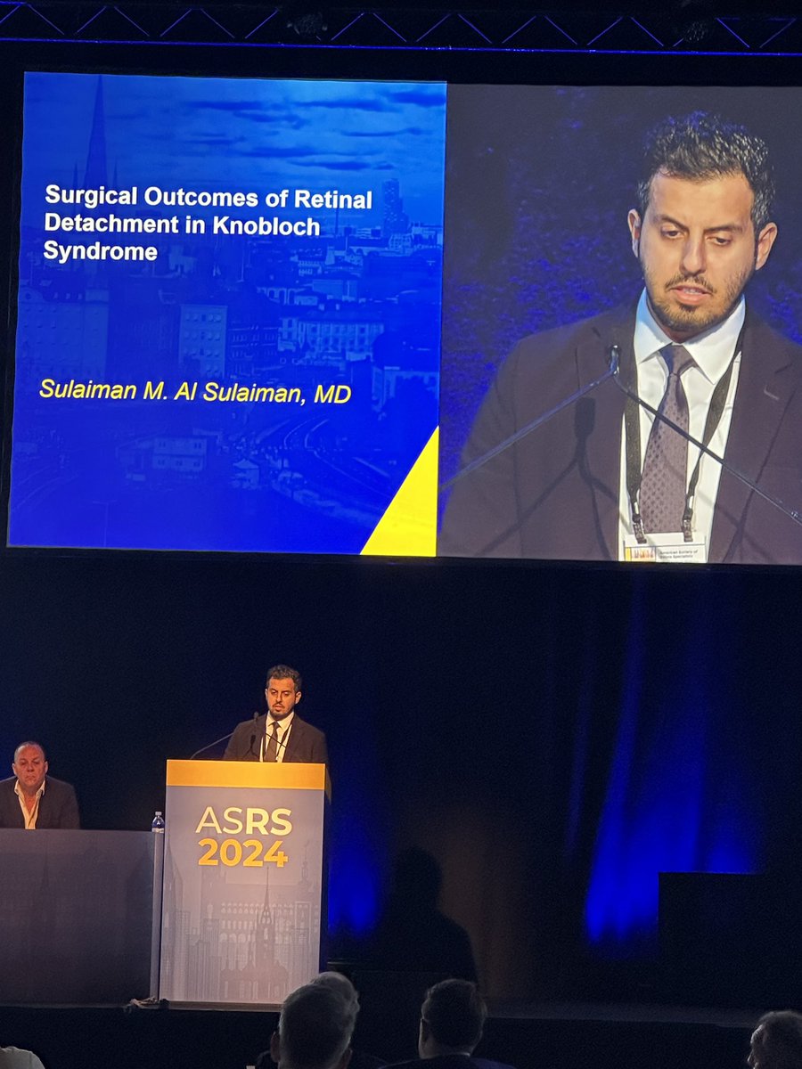 سعِدت بتقديم ورقتنا العلمية في مؤتمر الجمعية الأمريكية لجراحة الشبكية ٢٠٢٤.