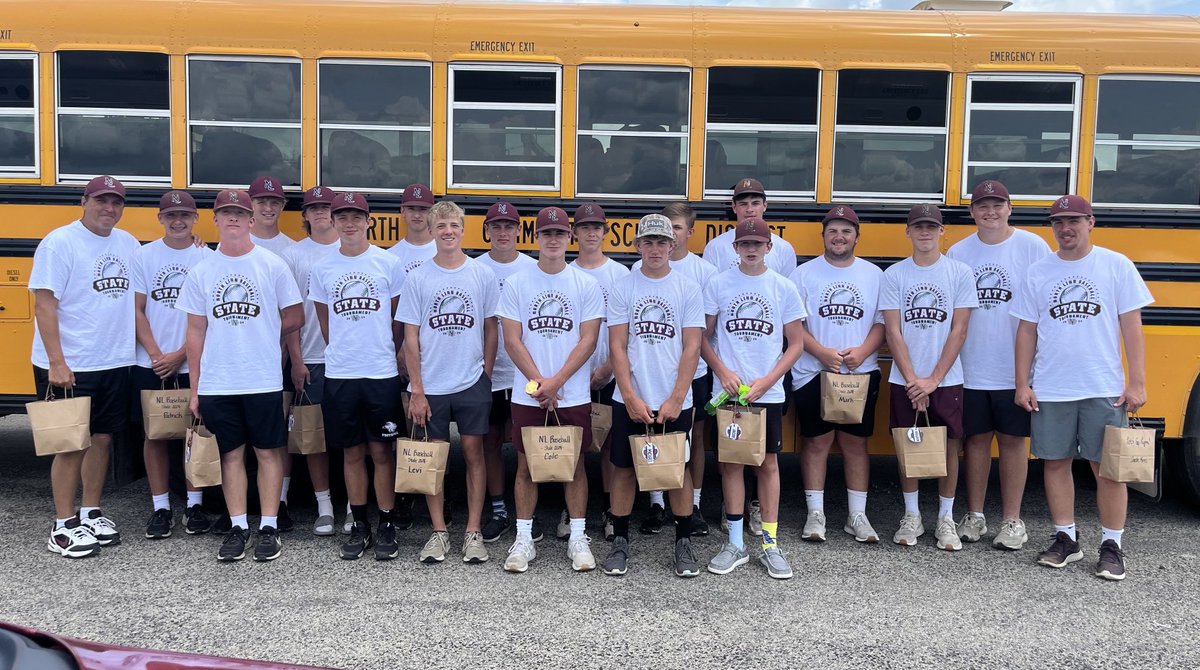 Good luck to ⁦<a href="/NLBaseball1/">North Linn Baseball</a>⁩ as they head off to state!  7:00 vs. Remsen St. Mary’s at Merchants Park in Carroll. Get your tickets here:  iahsaa.org/tickets/.     LETS GO LYNX!!!