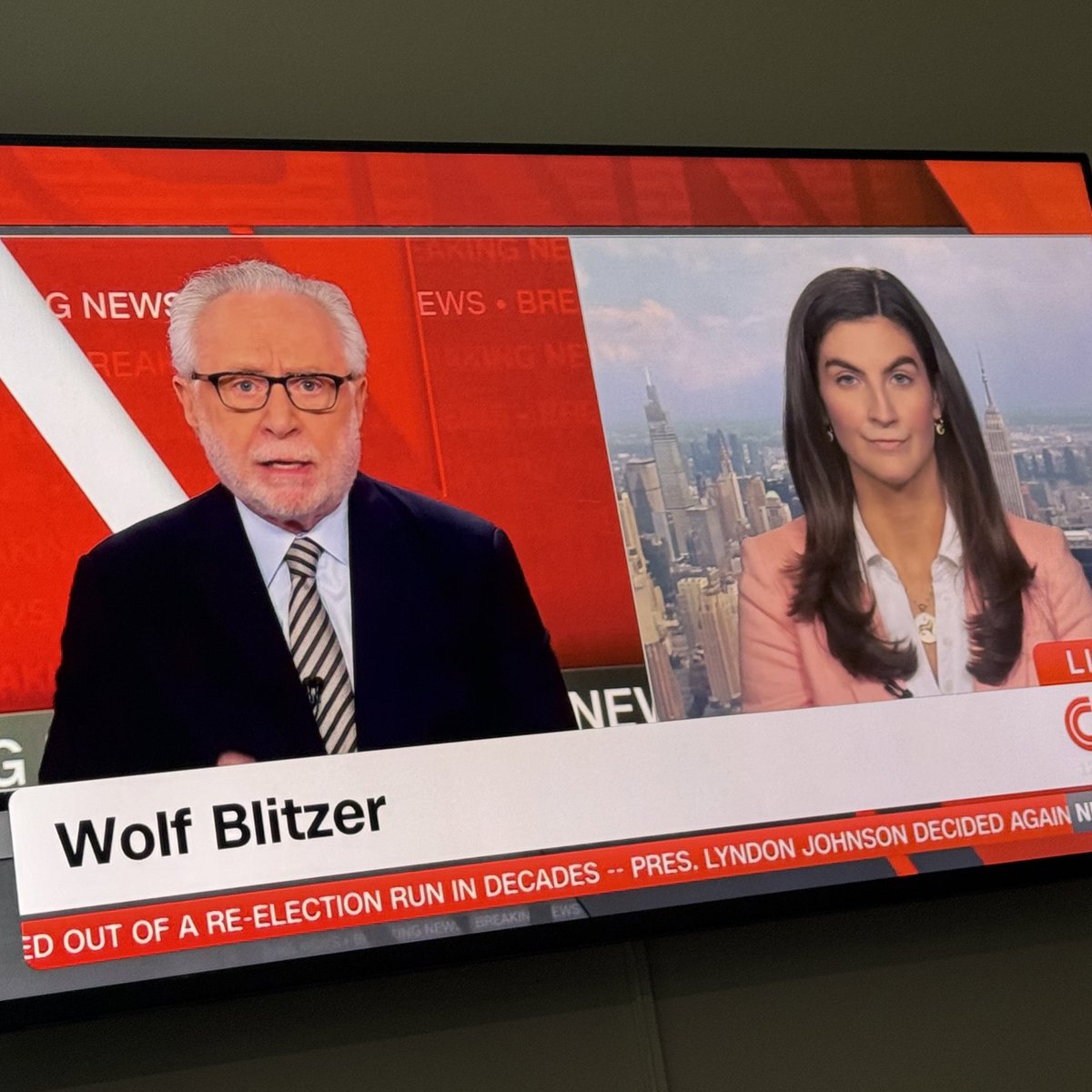 Man went from a chill evening to having to go on TV.