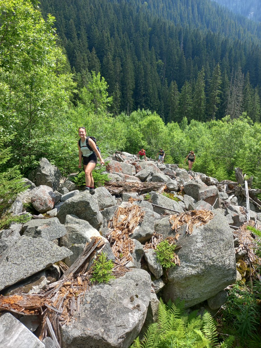 TichavskyRadek's tweet photo. Another dendro field survey of debris flows in the Carpathians with a group of enthusiastic students from @Fyz_geografieOU and colleagues from @UnivBabesBolyai  - many interesting sites visited, sampled and hopefully analysed and published the results soon :) https://t.co/BBIyDW4wfk